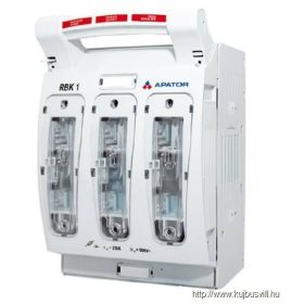   RBK 1 Vízszintes késes biztosítós szakaszoló 250A Lapra szerelhető