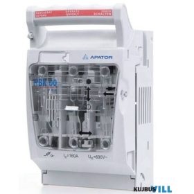   RBK 00-W-V Szakaszoló, késes biztosítós, vízszintes, 3f., 160, lapra szerelhető, S/M csatl. KIFUTÓ