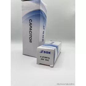 ÜZEMI KONDENZÁTOR   4  µF sarus
