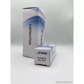 ÜZEMI KONDENZÁTOR   6 µF vezetékes