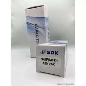 ÜZEMI KONDENZÁTOR  70 µF sarus