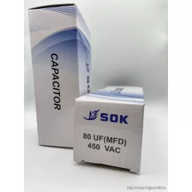 ÜZEMI KONDENZÁTOR  80 µF sarus