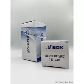 INDITÓ KONDENZÁTOR 160-199 µF (180µF)