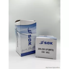 INDITÓ KONDENZÁTOR 200-249 µF
