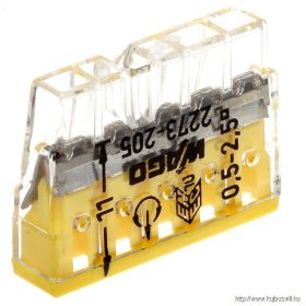 WAGO 2273-205 5x2,5mm2 átlátszó ház