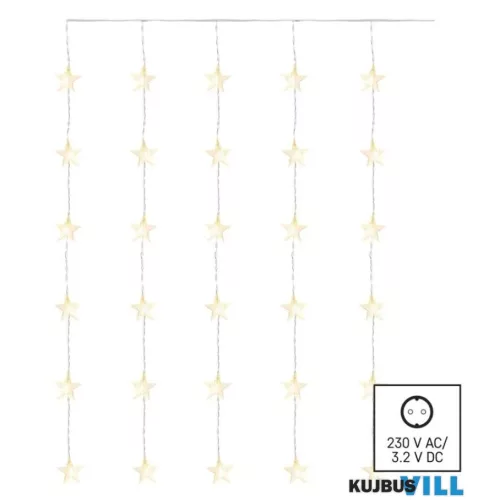 EMOS DCGW01 KARI FÉNYFÜZÉR CSILLAG VILL 30LED IP44 ID MELEG F KIFUTÓ