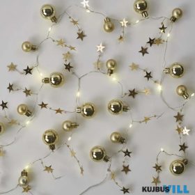 EMOS DCGW11 KARI GOLYÓ ARANY 20LED 2xAA KIFUTÓ