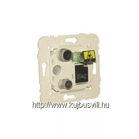 MEC 21535-  R-TV-RJ45 CAT.6 multi csatlakozó