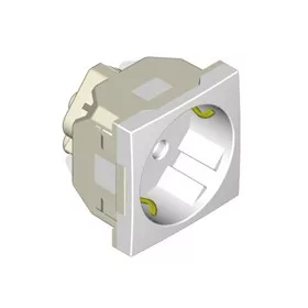 QUADRO 45131 SBR - 2P+F csatlakozó aljzat, fehér