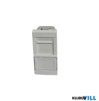 QUADRO 45977 SBR - Egyes fedlap RJ11/45 csatlakozóhoz fehér