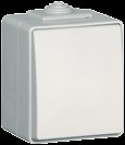 WATERPROOF 48051 CBR - Keresztkapcsoló, fehér IP.65