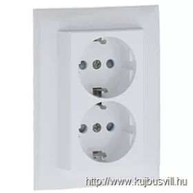   LOGUS 90332 CBR - Dupla 2P+F dugalj, gyerekvédelemmel, fehér