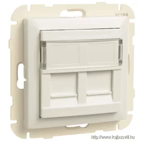 LOGUS 90442 SBR  Dupla RJ45 fedlap