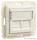 LOGUS 90442 SBR  Dupla RJ45 fedlap