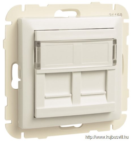 LOGUS 90442 SBR  Dupla RJ45 fedlap