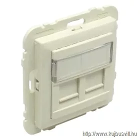 LOGUS 90442 SMF  Dupla RJ45 fedlap
