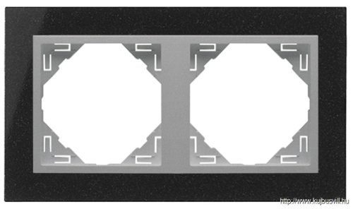 LOGUS 90920 TGA - Kettes keret, gránit/aluminium