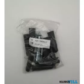 Műanyag tipli + facsavar M10 KIFUTÓ