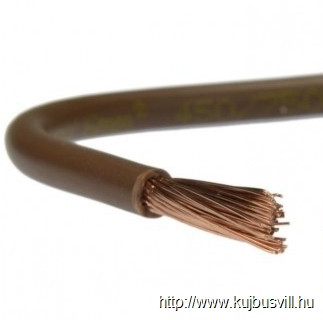 MKH   1 vezeték   barna        H05V-K