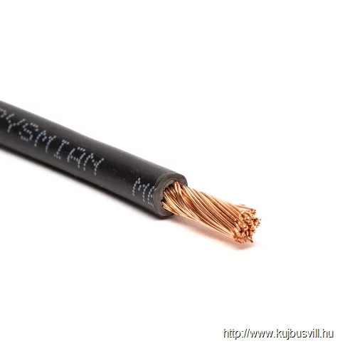 MKH  10 vezeték    fekete      H07V-K