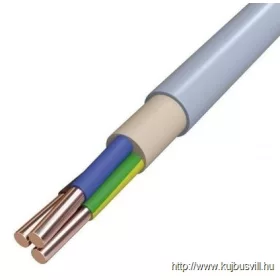 MBCU 3x 4 tömör, PVC szigetelésű rézkábel   NYM-J