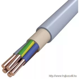MBCU 5x 2,5 tömör, PVC szigetelésű rézkábel  NYM-J
