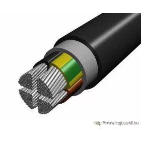   E-AYY-J  4x 50 mm2 0,6/1KV aluminium erőátviteli földkábel