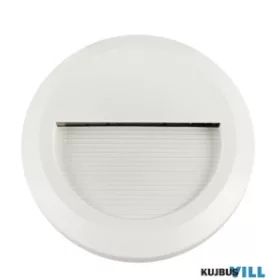  V-TAC 2W LED lépcsővilágító 3000K fehér kerek IP65 - 1315 KIFUTÓ