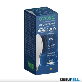 V-TAC 36W LED izzó E27 CREE CHIP 4000K - 21284-6