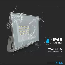 V-TAC LED reflektor 20W 4000K fehér - 23983