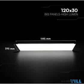   V-TAC LED Panel 40W CREE CHIP 1200x300mm Backlit 120Lm/W 4000K