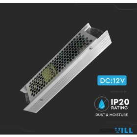 V-TAC TRAFÓ 120W 12V IP20 - 3243