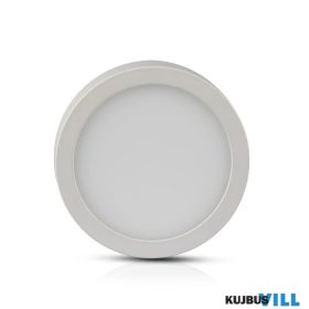   V-TAC LED panel 12W, D:14cm, falon kívüli, IP20, kerek, 4000K - 4911 KIFUTÓ