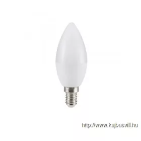   V-TAC LED 7W E14 gyertya izzó 200° hideg fehér 7320 KIFUTÓ