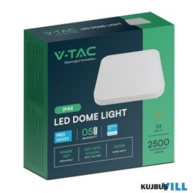   S-LED Mennyezeti lámpa 24W fehér négyzet alakú 4000K IP44 - 76281-24