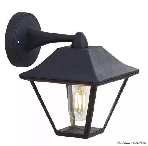 V-TAC Oldalfali lámpa Fekete Lefele néző 8686