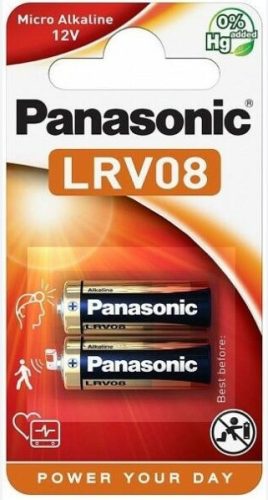 PANASONIC Micro alkáli gombelem 12V LRV08