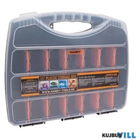 Műanyag kelléktároló doboz 15" - 10965