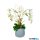 Műnövény dekoráció orchidea, fehér, 83cm - 11899B