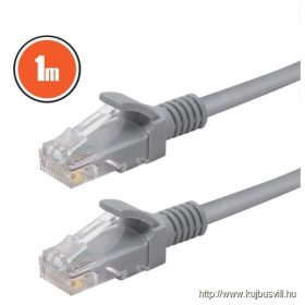 Patch kábel szürke 1fm Cat.5e - 20360