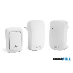   Digitális elem-és vezeték nélküli csengő, Kinetic, 2 beltéri -  55345WH-2