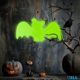 Halloween-i foszforeszkáló denevér 20x10cm -  56544A