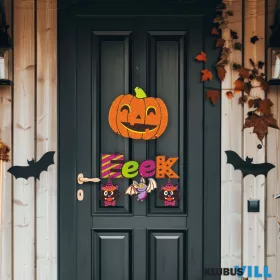Halloween-i tök 45x23cm akasztható - 56581