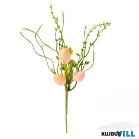 Húsvéti tojásfa ág - rózsaszín - 28 x 16 cm - 57926A