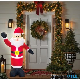 Felfújható mikulás 150cm, 1LED, hálózati, IP44 - 58060E