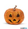 Halloween-i RGB LED dekor, habszivacs tök, narancssárga - 58162C