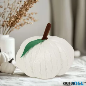 Halloween-i tök 20cm fehér  - 58335B
