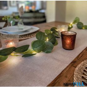   Karácsonyi LED girland, 20 LED, 2xAA, 2m, melegfehér - 58934A