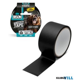   BISON Grizzly szupererős szöveterősített ragasztószalag, fekete, 10m - B14096