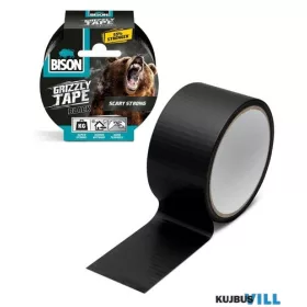   BISON Grizzly szupererős szöveterősített ragasztószalag, fekete, 10m - B14096